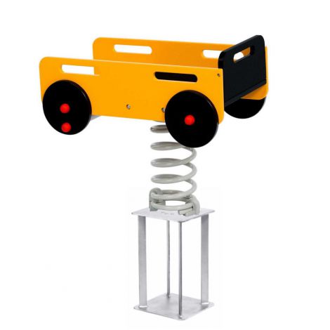 Balansoar Pe Arc Pentru Copii Remorca, HDPE, Cu Prindere In Beton KBT - imagine 6